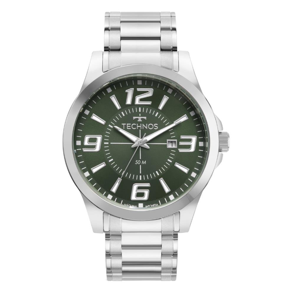 Relógio Technos Masculino Ref: 2115kzzs/1v Racer Prateado