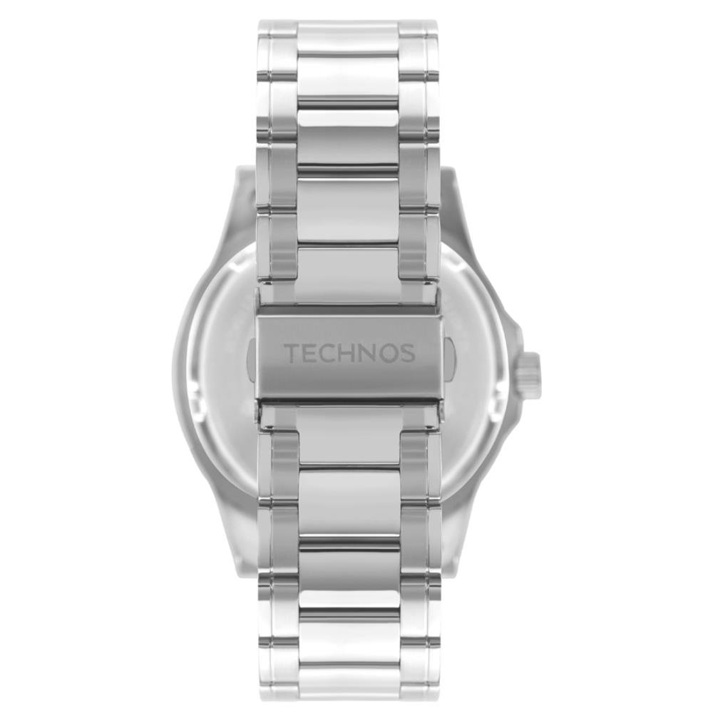 Relógio Technos Masculino Ref: 2115kzzs/1a Racer Prateado Prata 3