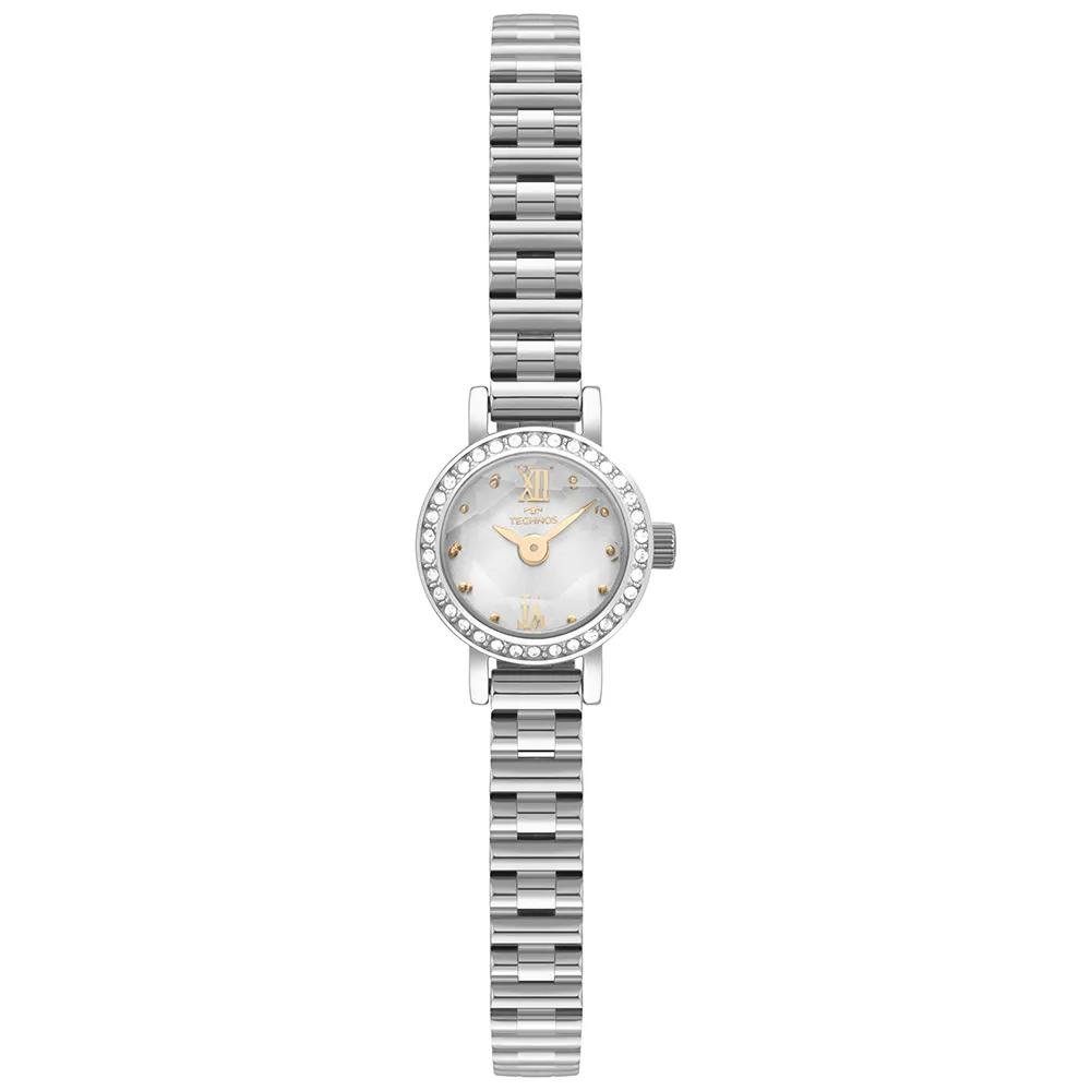 Relógio Technos Feminino Ref: 1042ad/1k Elegance Mini Prateado