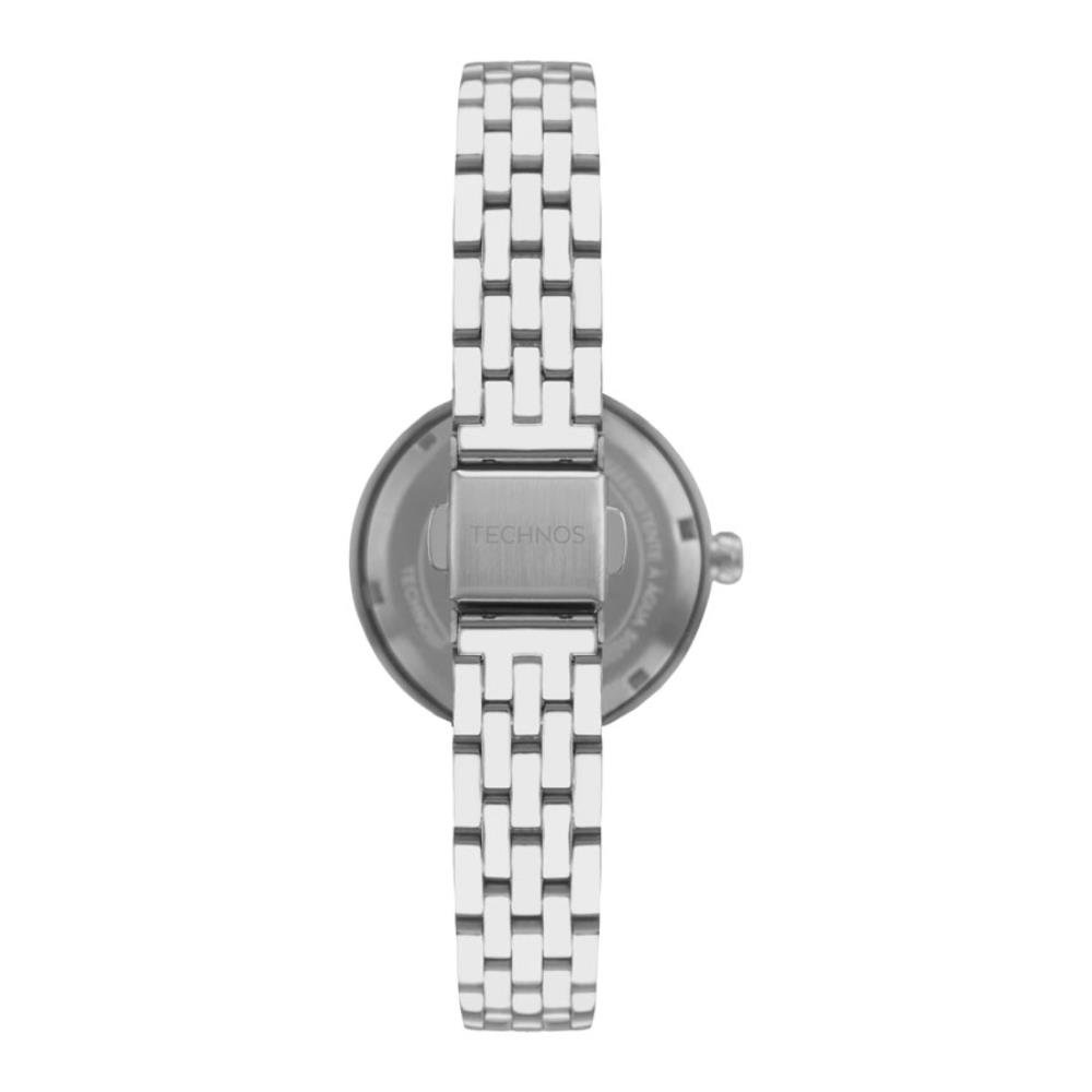 Relógio Technos Feminino Ref: 2035ncd/1k Fashion Espelhado Prateado Prata 3