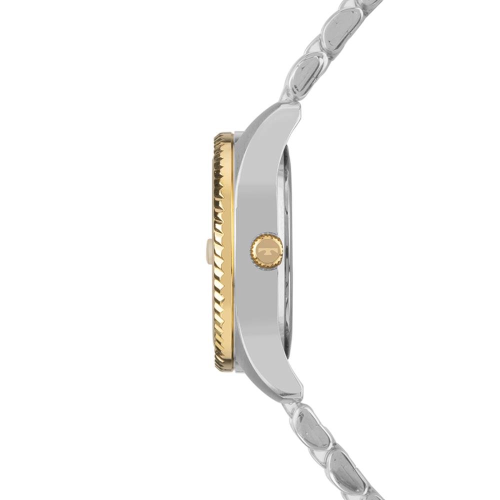 Relógio Technos Feminino Ref: 2015cez/1k Clássico Riviera Bicolor Prata/Dourado 2