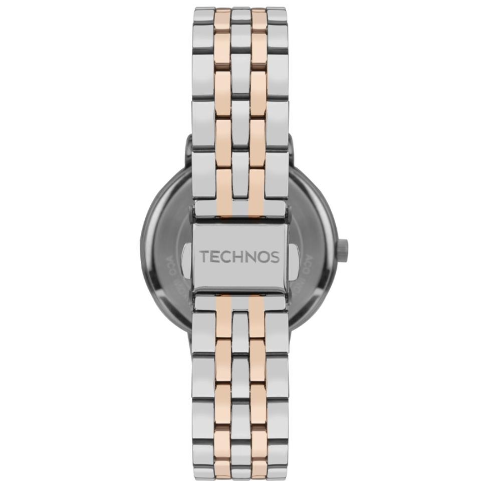 Relógio Technos Feminino Ref: 2035nbv/1j Elegance Bicolor Prata/Dourado 2
