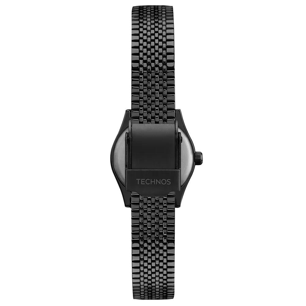 Relógio Technos Feminino Ref: 2035ndg/1p Casual Black Preto 2