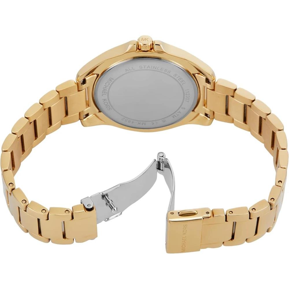 Relógio Michael Kors Feminino Ref: Mk4852/1dn Fashion Dourado Dourado 4