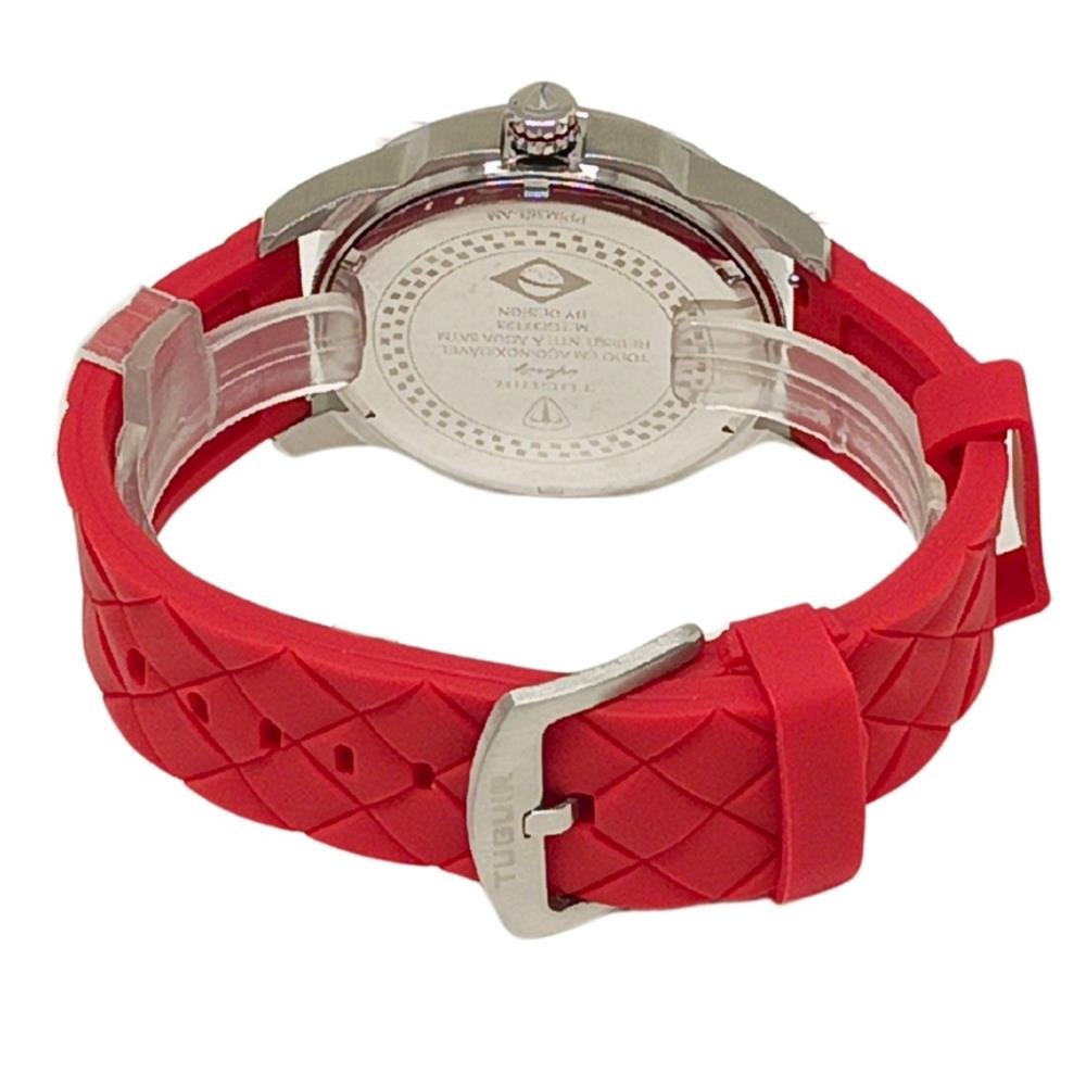 Relógio Tuguir Masculino Ref: Tgi37123 Esportivo Aço Prateado Prata 4