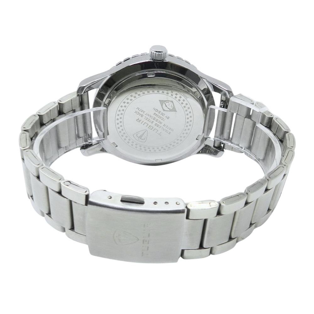 Relógio Tuguir Masculino Ref: Tg30366 Casual Prateado Prata 4