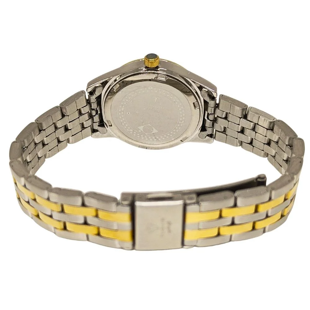 Relógio Tuguir Feminino Ref: Tgi37134 Aço Clássico Bicolor Dourado 3