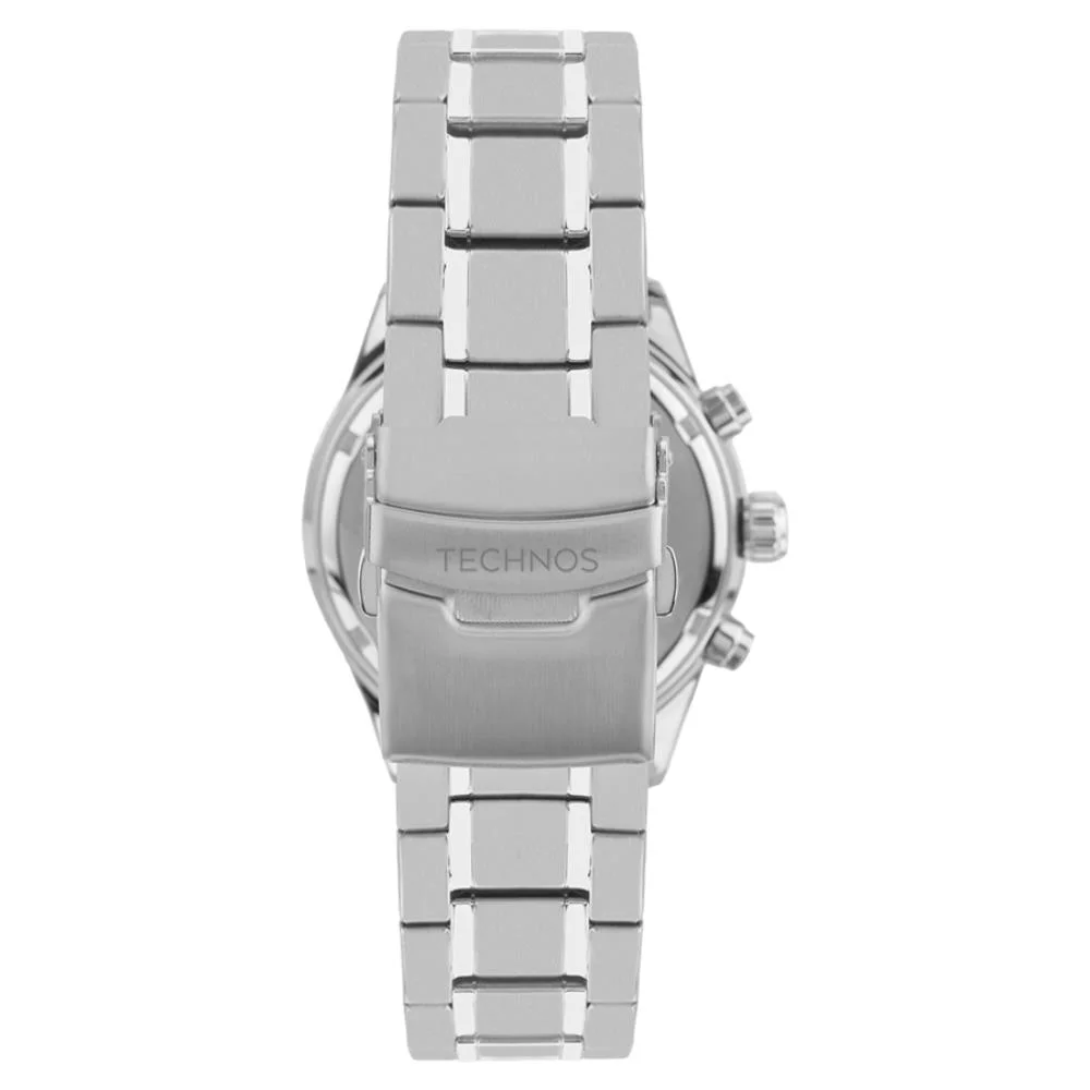 Relógio Technos Masculino Ref: Js25bcj/t1p Cronógrafo Acqua Prateado Prata 2