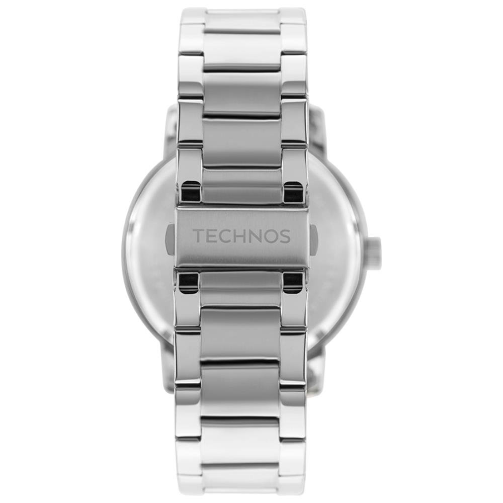 Relógio Technos Masculino Ref: 2115mwb/1h Clássico Golf Prateado Prata 3