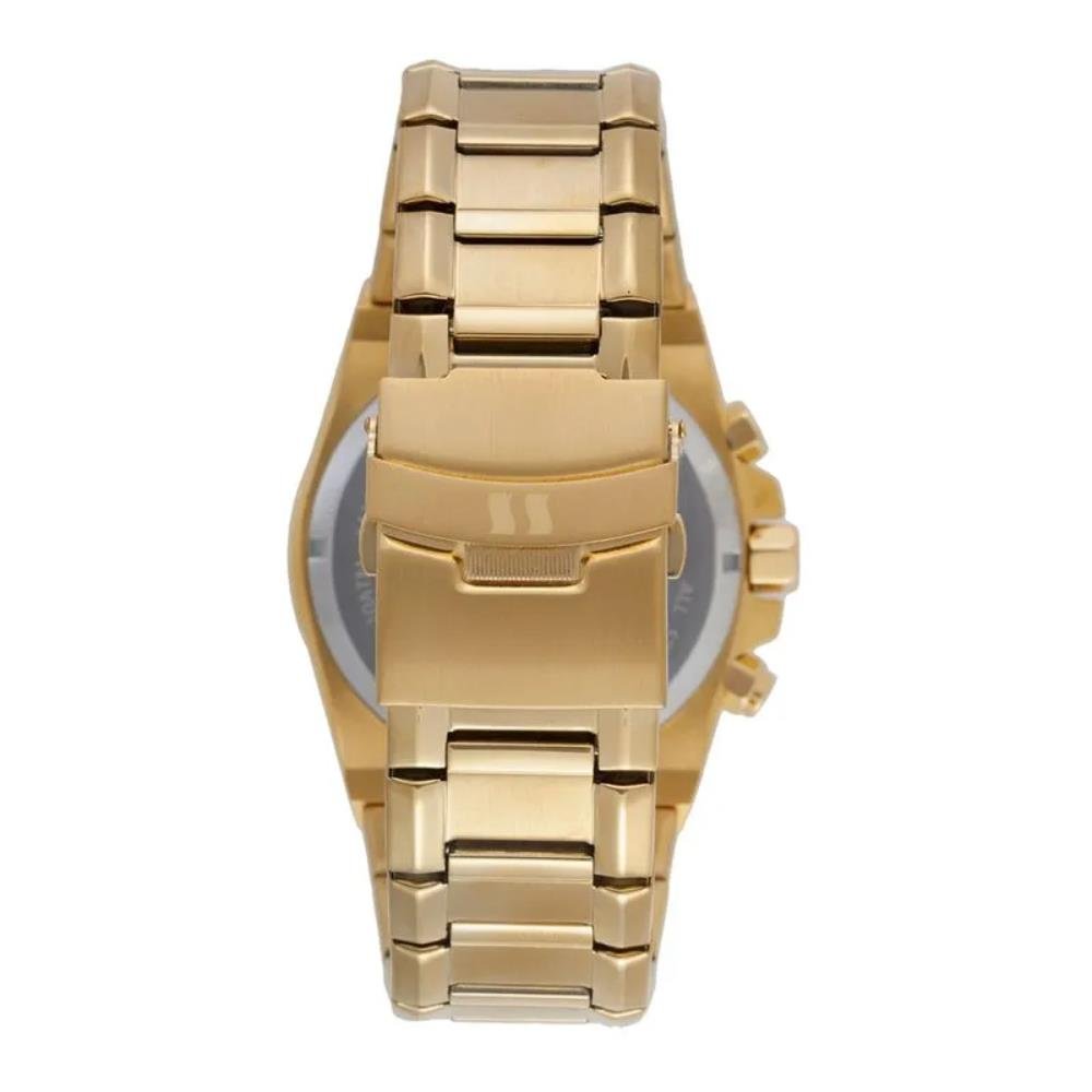 Relógio Seculus Masculino Ref: 44319gpsvha2 Cronógrafo Dourado Dourado 3
