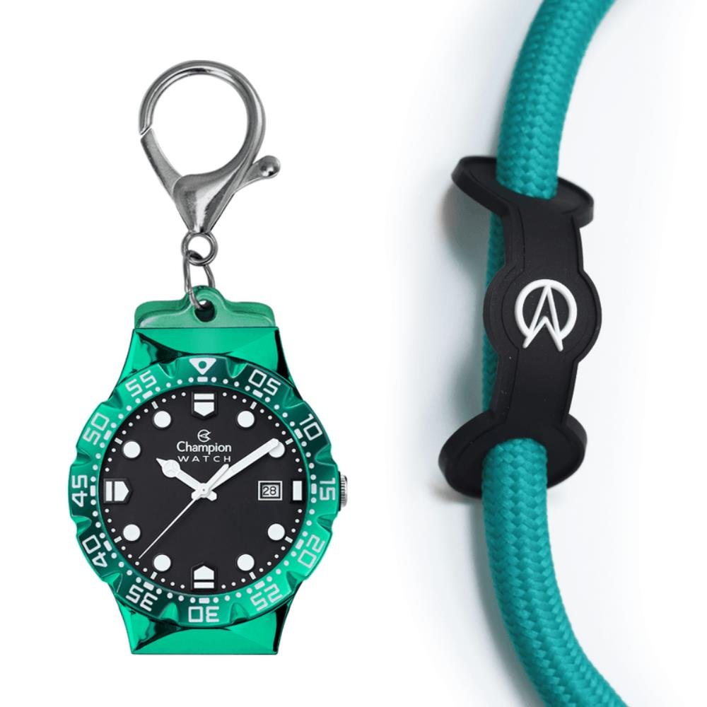 Relógio Champion Watch Ref: Cp31001s Troca Pulseiras Multicores 4