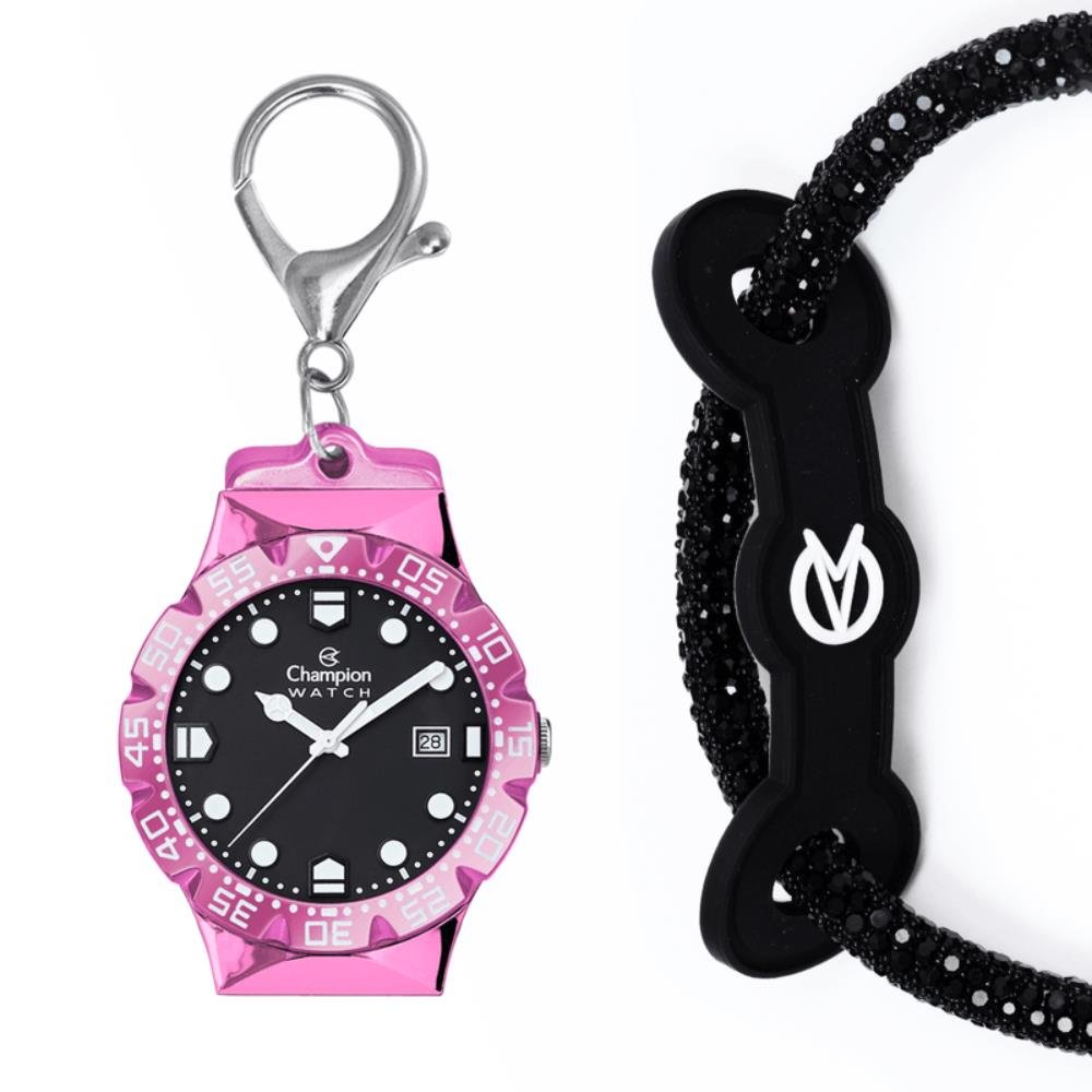 Relógio Champion Watch Ref: Cp31001i Troca Pulseiras Multicores 4