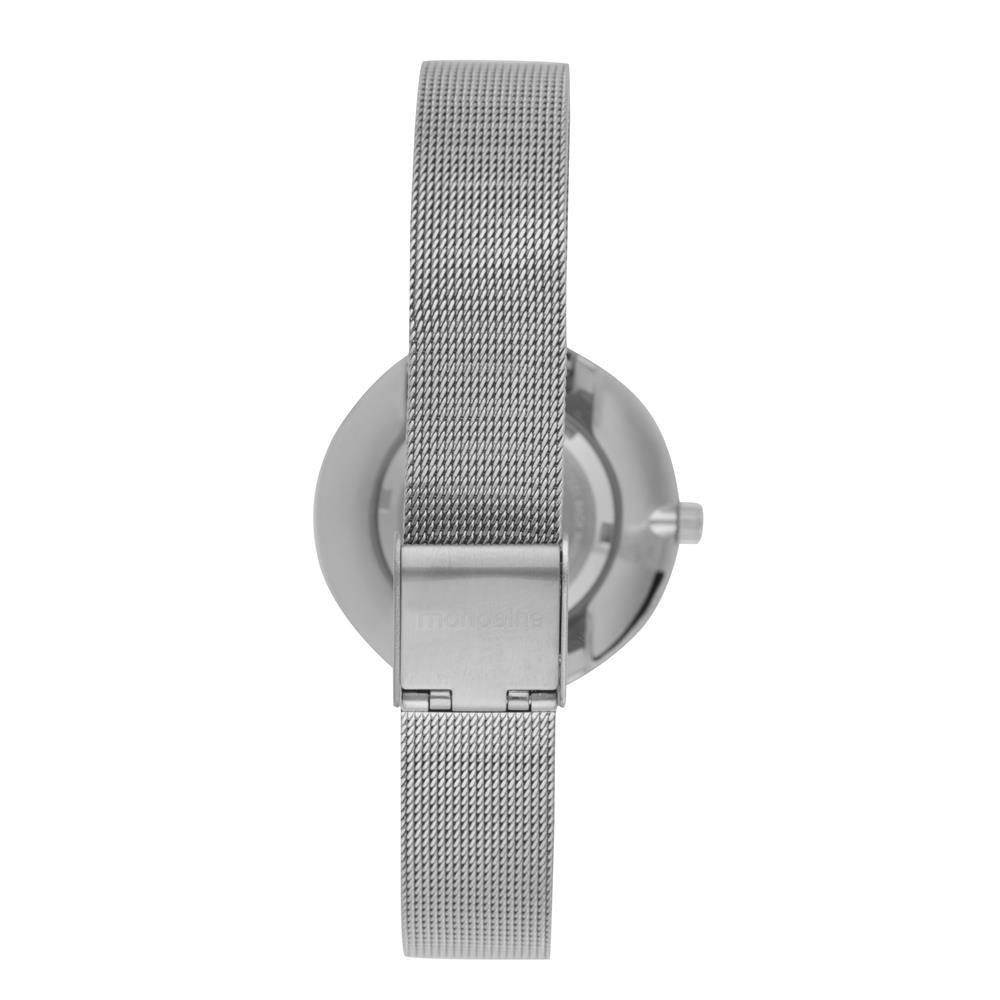 Relogio Mondaine Feminino Ref: 36004l0mvne2 Casual Mesh Prateado Prata 3