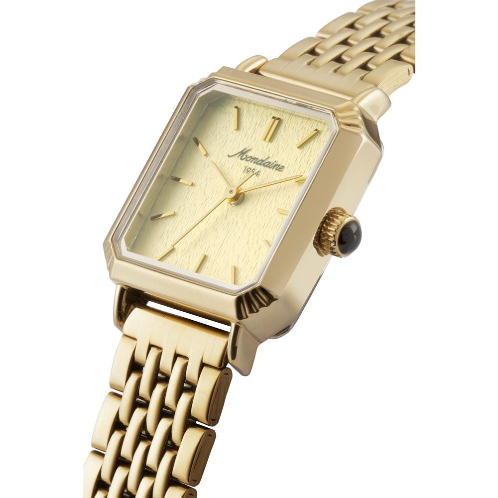 Relogio Mondaine Feminino Ref: 32915lpmvde1 1954 Dourado + Pulseiras Dourado 2