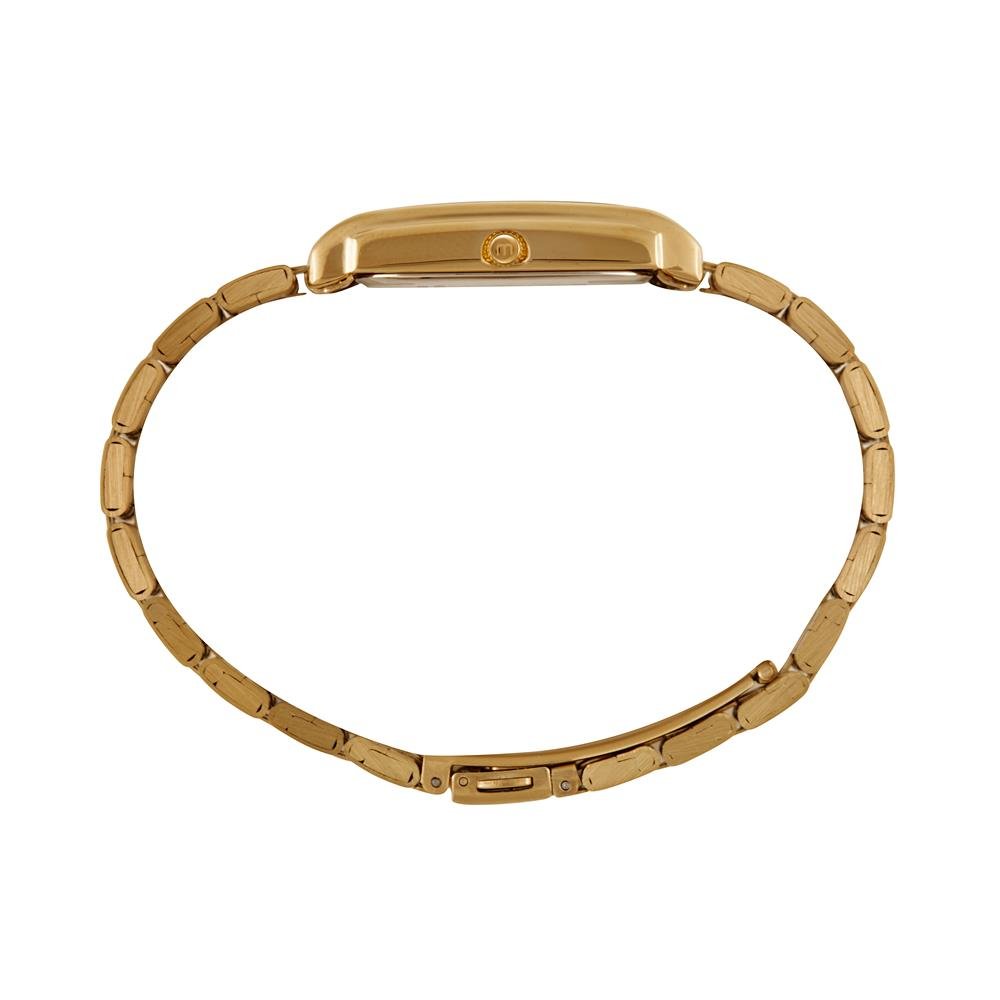 Relogio Mondaine Feminino Ref: 32959lpmvde1 Retangular Espelhado Dourado Dourado 3