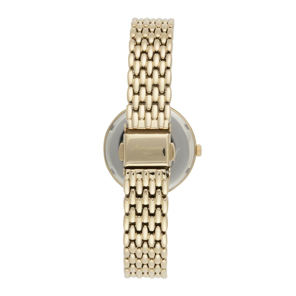 Relogio Mondaine Feminino Ref: 32914lpmvdm1 Clássico Dourado 1954 Dourado 4