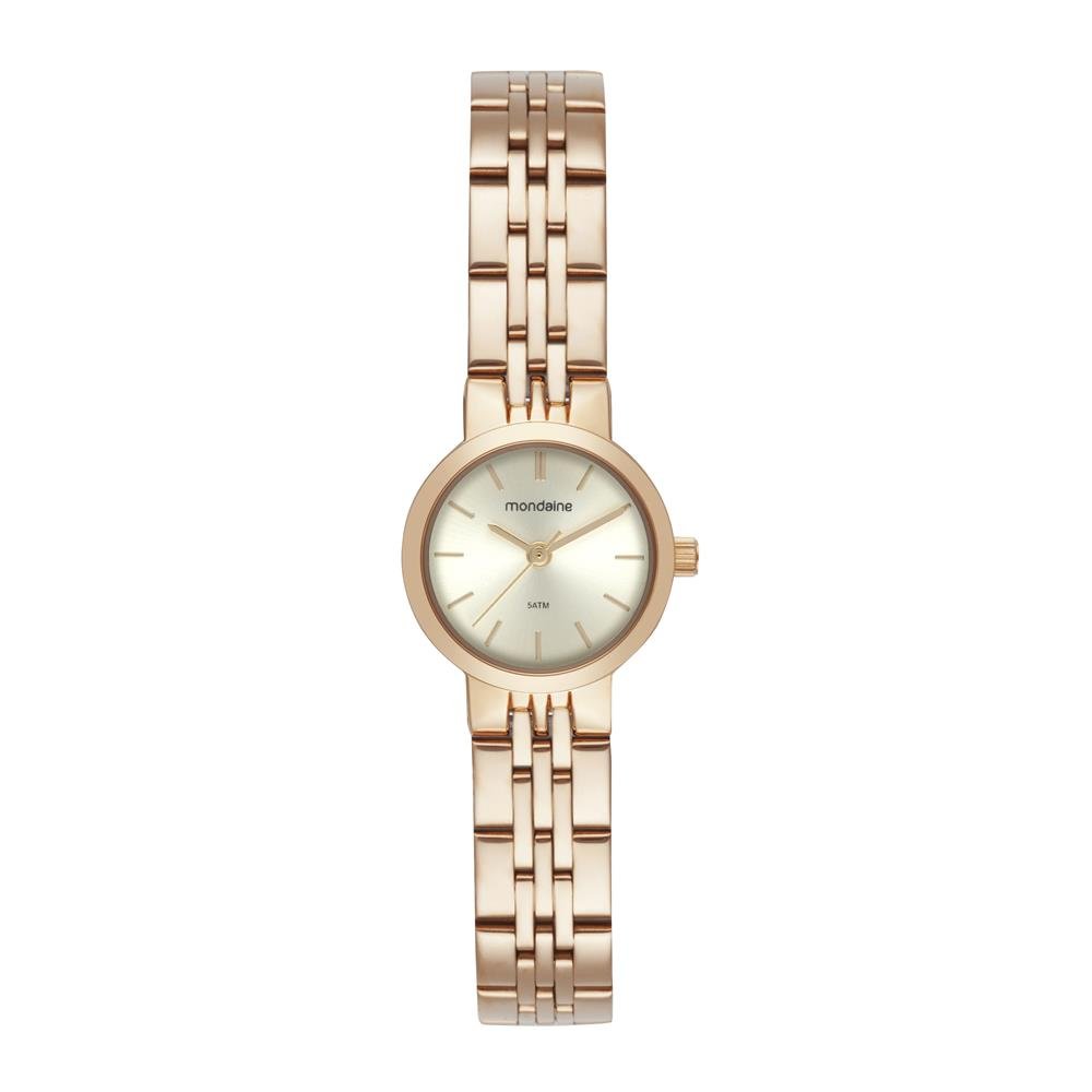 Relogio Mondaine Feminino Ref: 99816lpmvde1 Casual Dourado