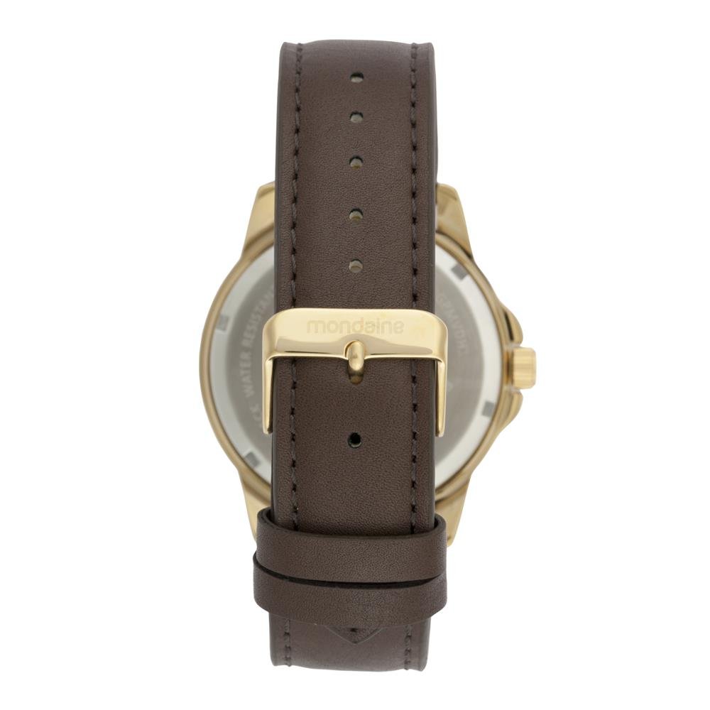 Relogio Mondaine Masculino Ref: 36002gpmvdh1 Casual Dourado Dourado 3