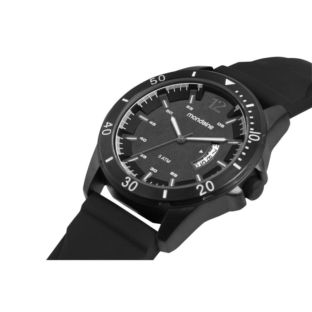 Relogio Mondaine Masculino Ref: 36000gpmvpi2 Esportivo Black Preto 2