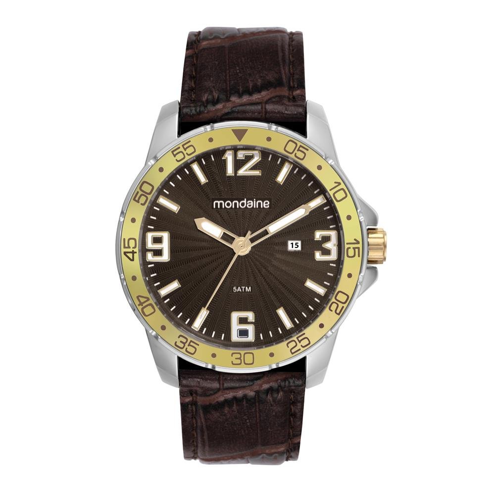Relogio Mondaine Masculino Ref: 99829g0mvnh2 Casual Bicolor