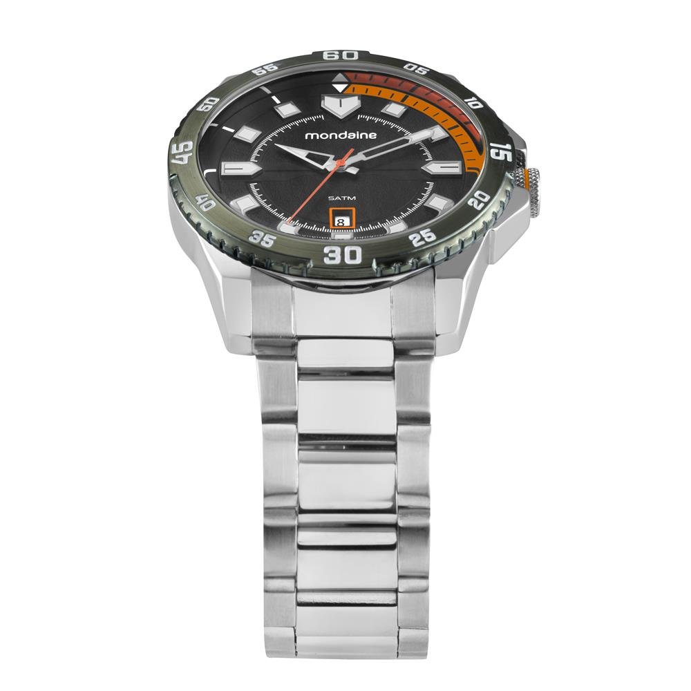 Relogio Mondaine Masculino Ref: 32893gpmvce3 Esportivo Prateado Prata 2