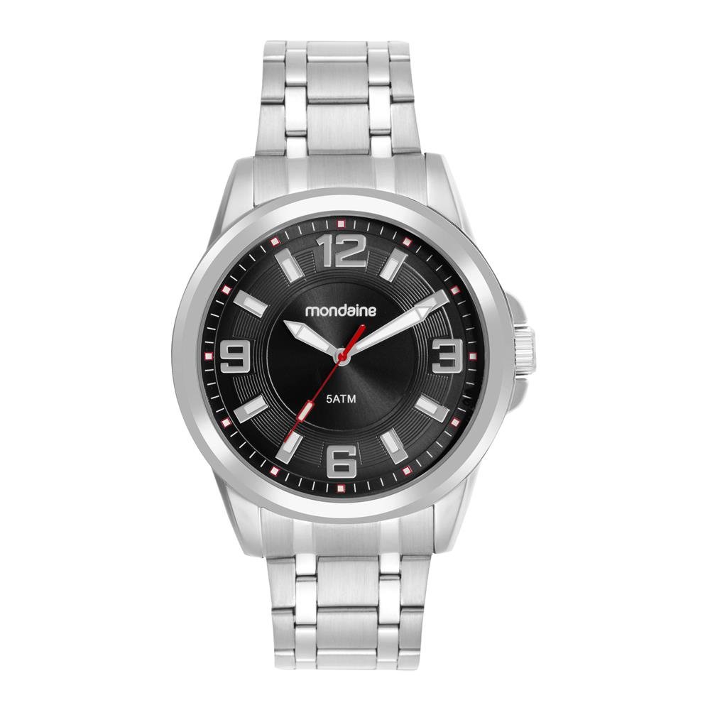 Relogio Mondaine Masculino Ref: 83523g0mvne2 Casual Prateado