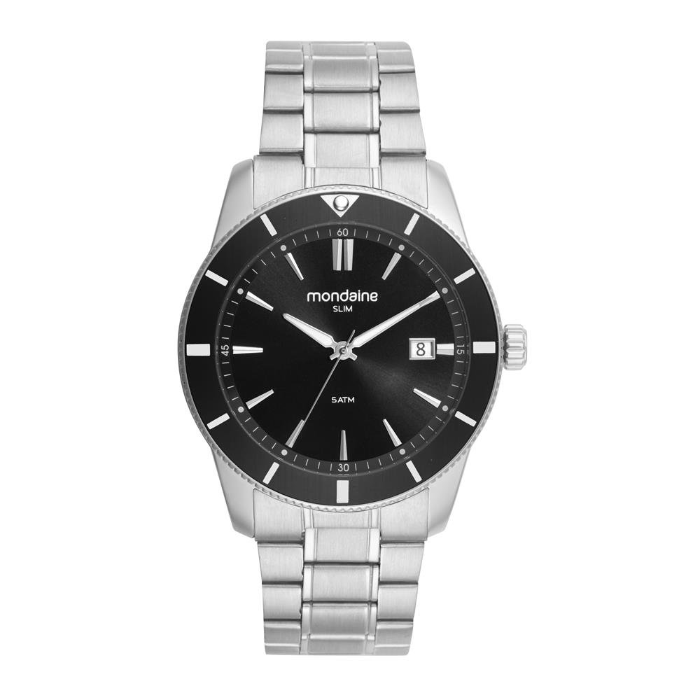 Relogio Mondaine Masculino Ref: 32947g0mvne3 Casual Prateado