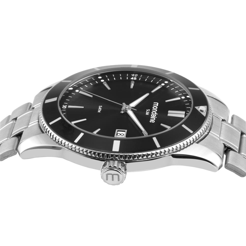 Relogio Mondaine Masculino Ref: 32947g0mvne3 Casual Prateado Prata 2