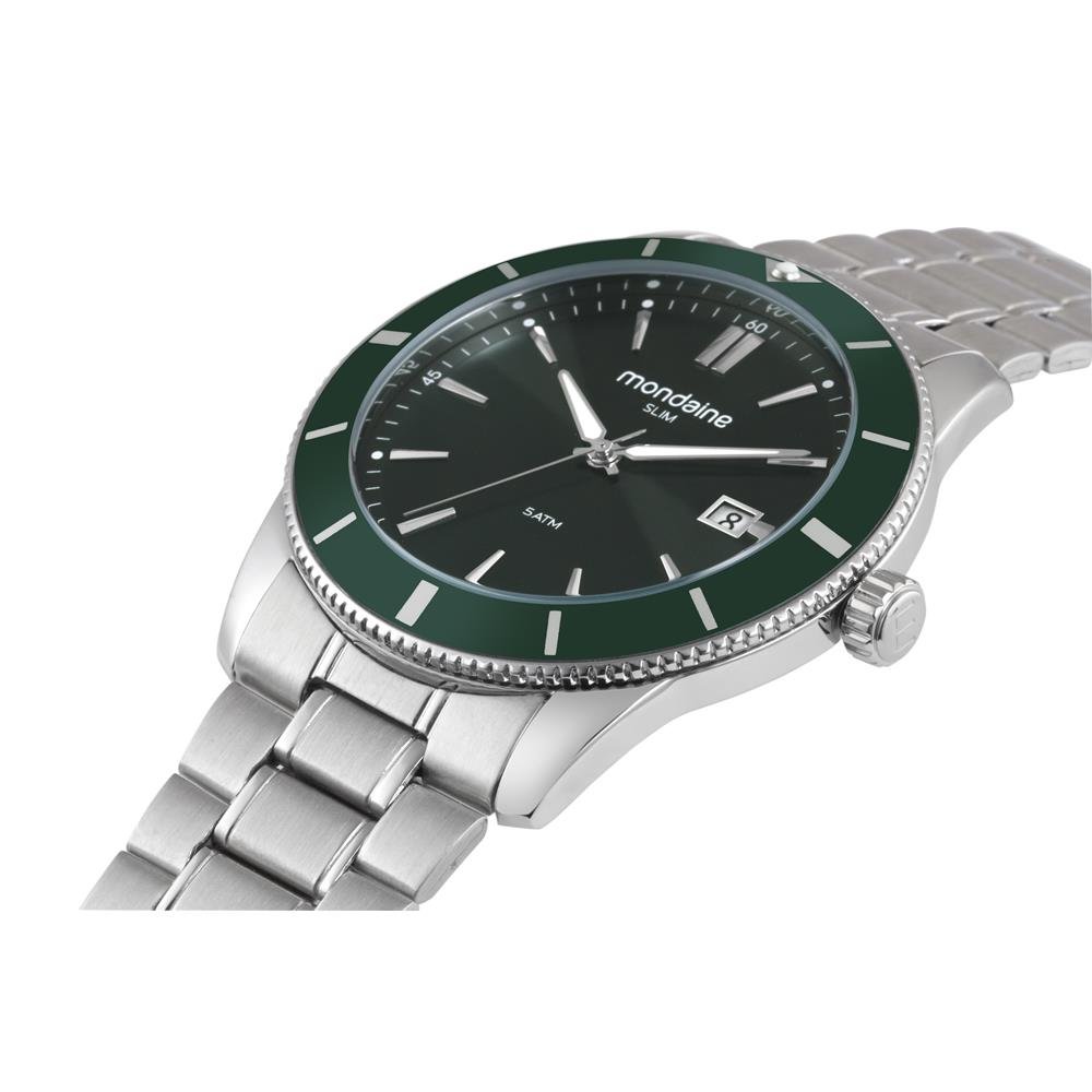 Relogio Mondaine Masculino Ref: 32947g0mvne4 Casual Prateado Prata 2