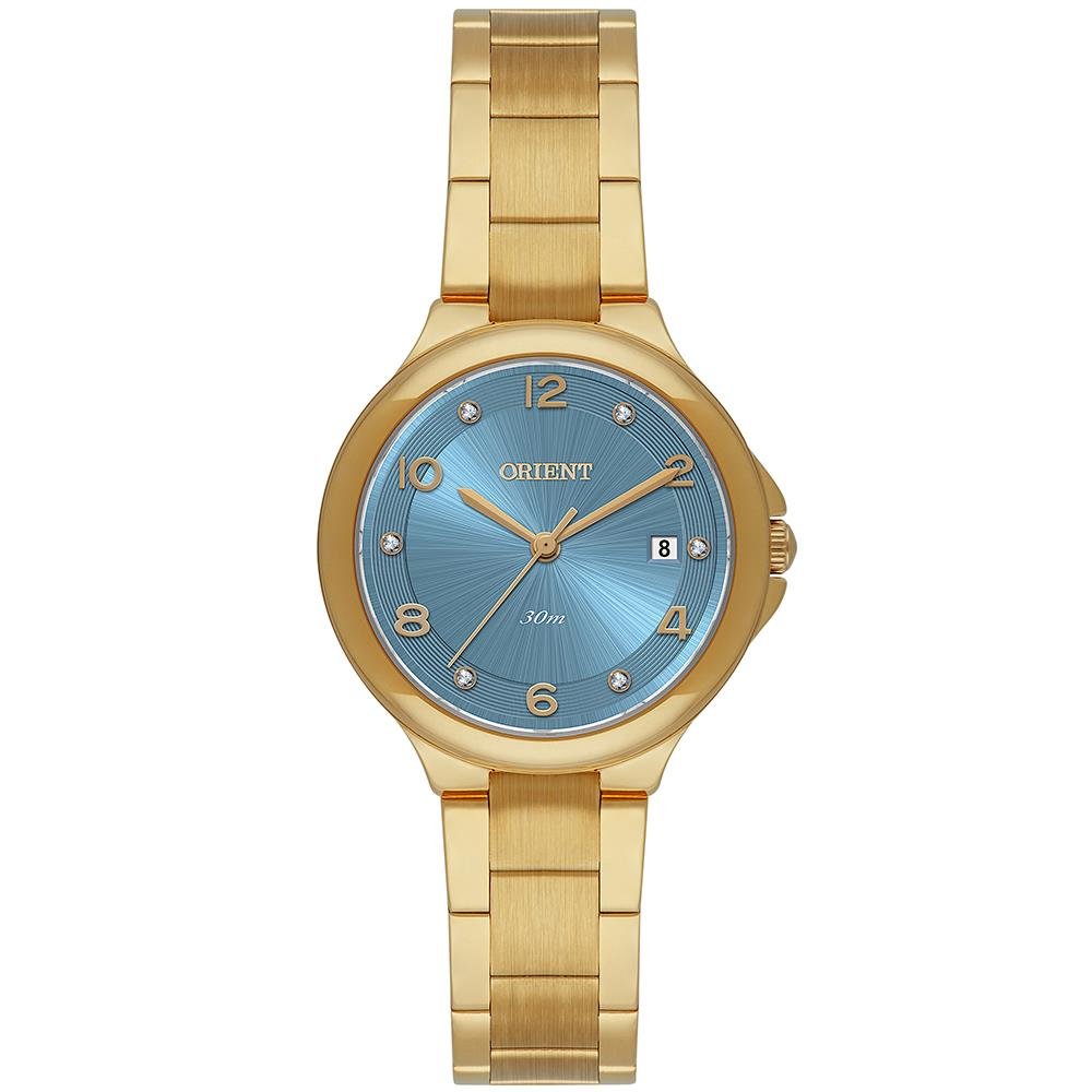 Relógio Orient Feminino Ref: Fgss1262 A2kx Casual Dourado