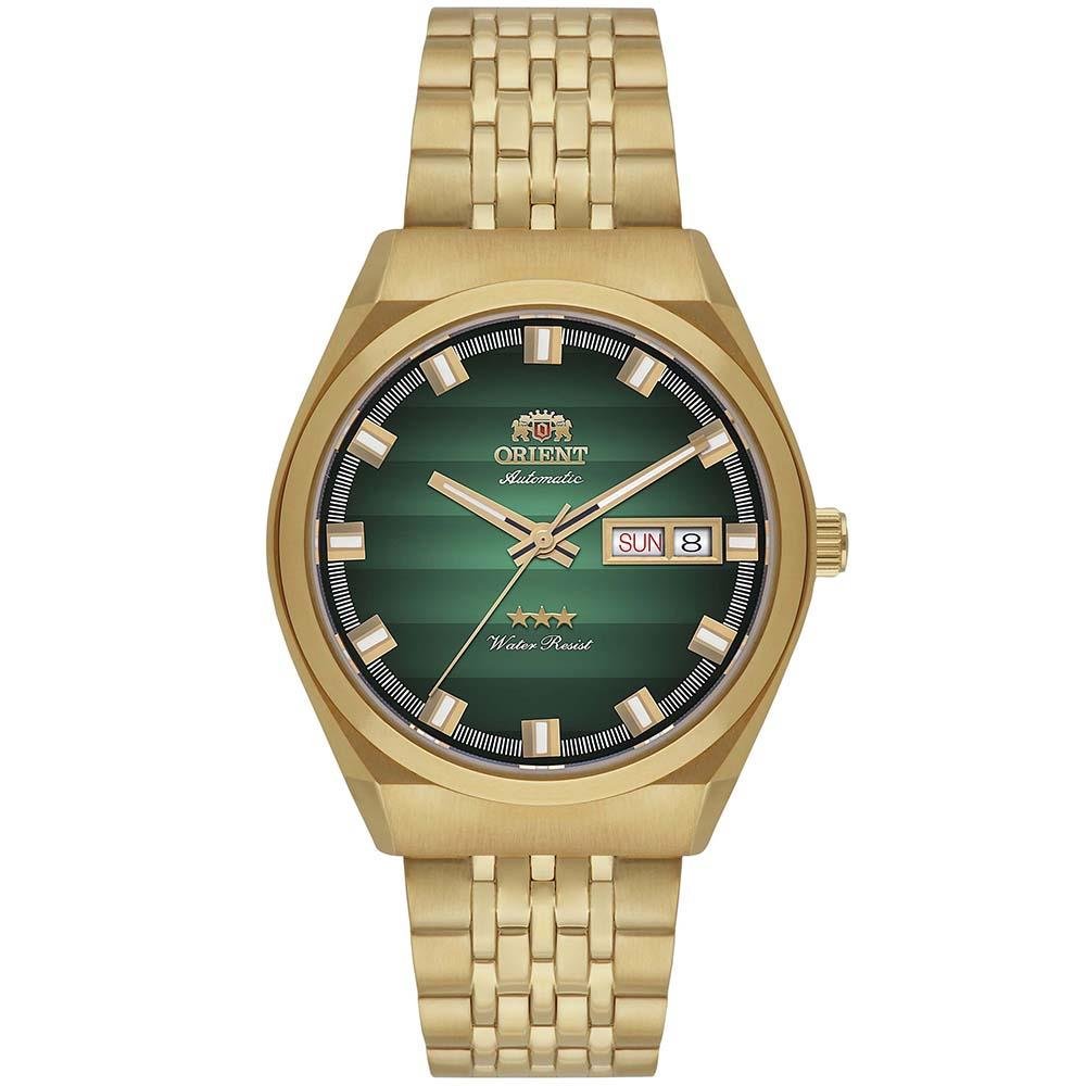 Relógio Orient Masculino Ref: Yn6gg014 E1kx Automático Dourado