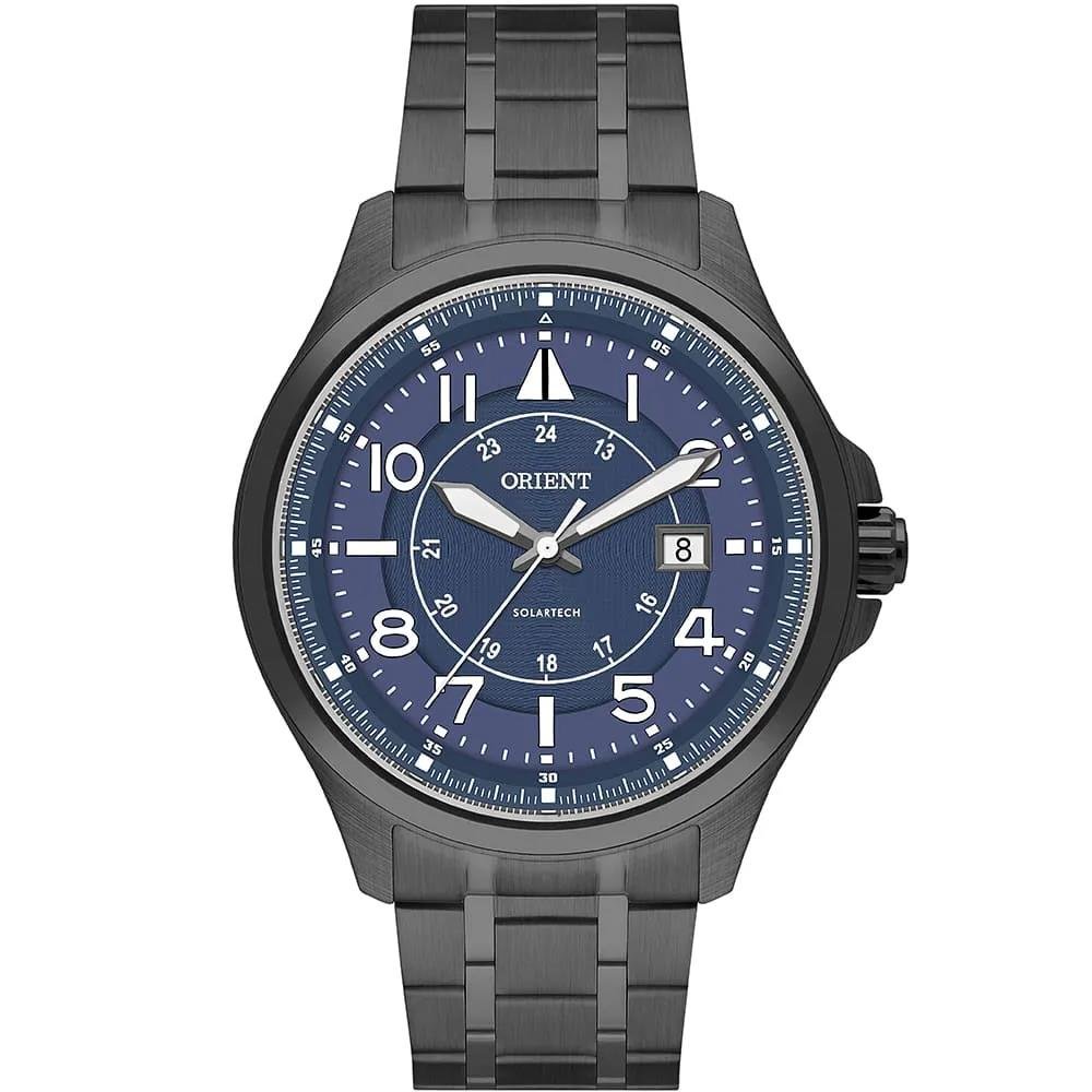 Relógio Orient Masculino Ref: Mpss1053 D2px Casual Solar Black