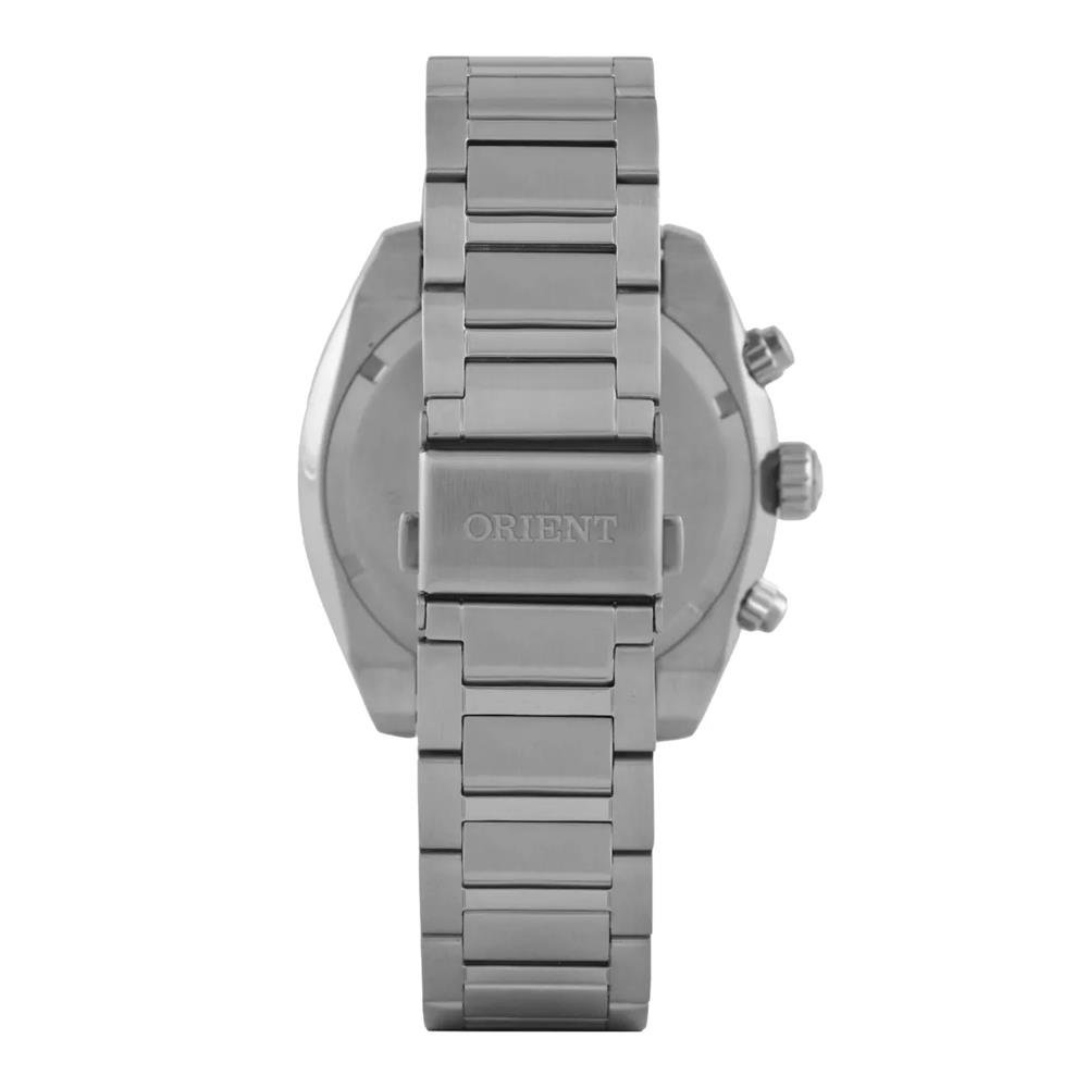 Relógio Orient Masculino Ref: Mbssc286 E1sx Solar Cronógrafo Prateado Prata 3