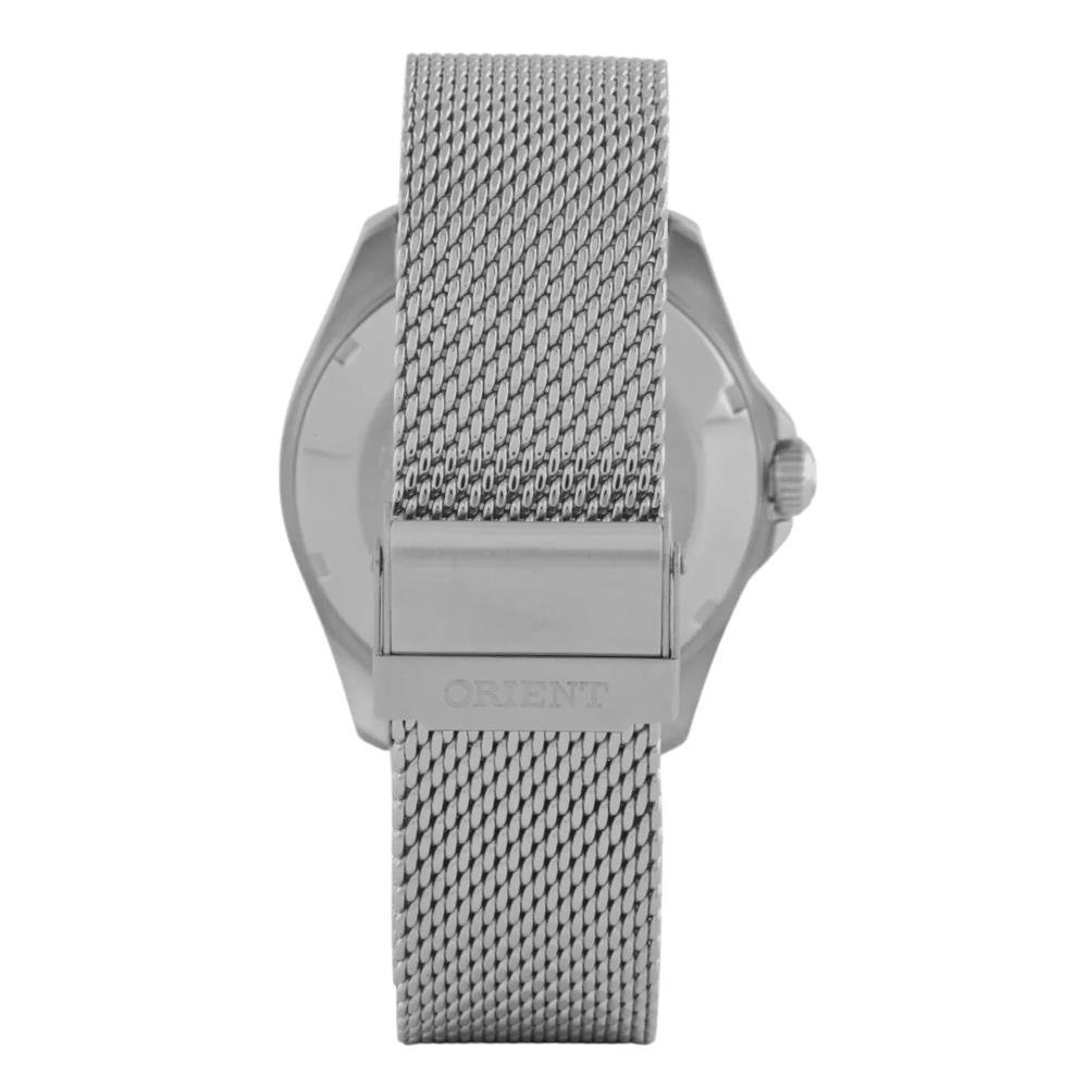 Relógio Orient Masculino Ref: Yn6ss009 E2sx Automático Mesh Prateado Prata 3
