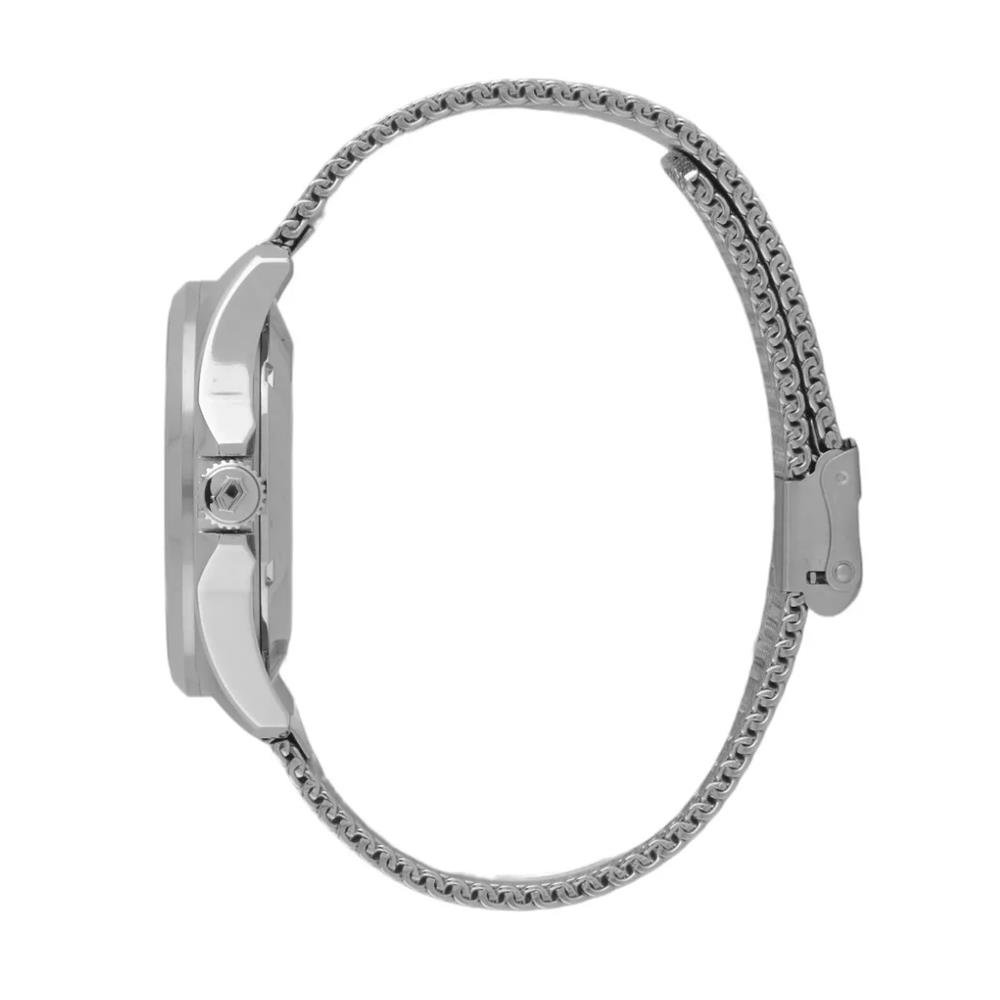 Relógio Orient Masculino Ref: Yn6ss009 P2sx Automático Mesh Prateado Prata 2