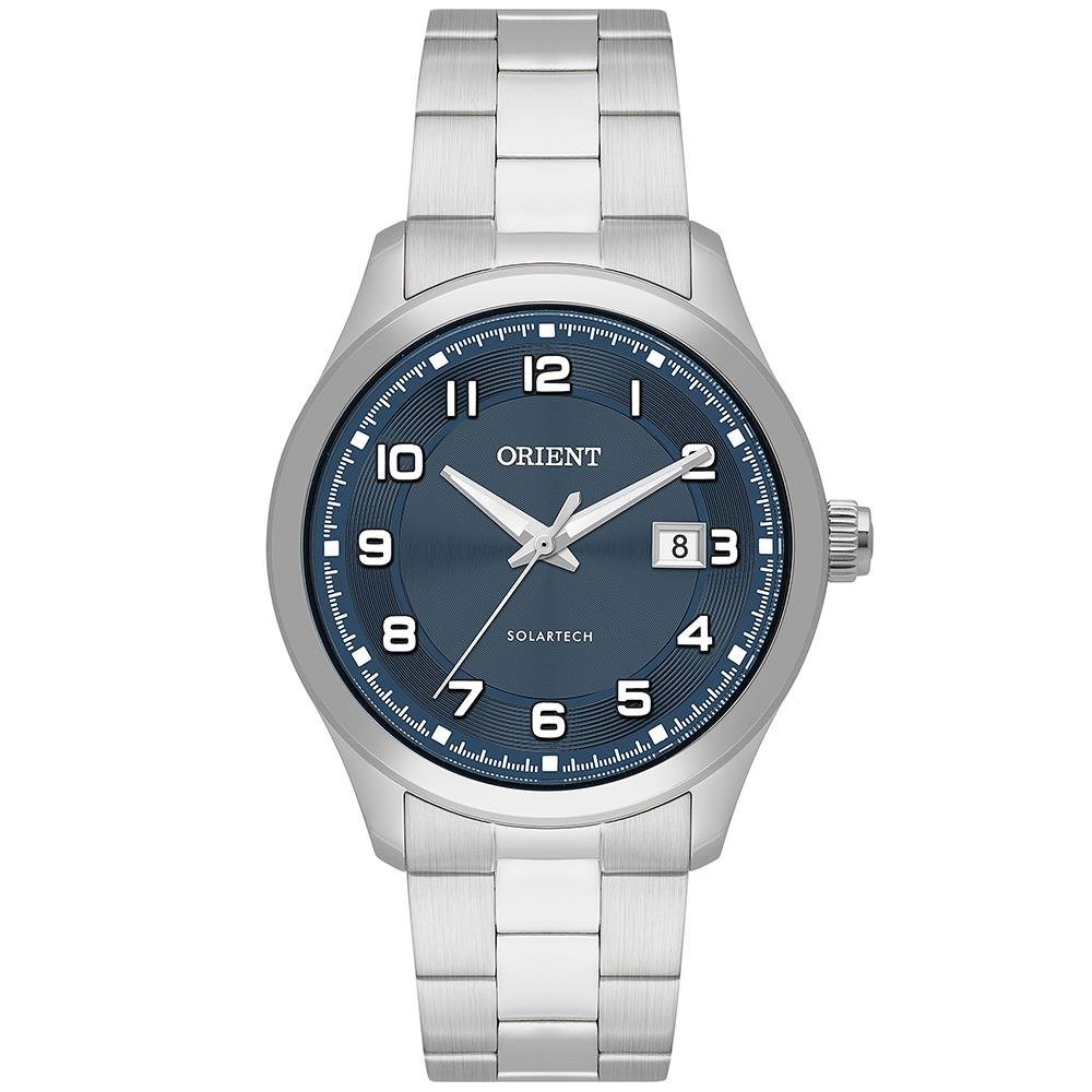 Relógio Orient Masculino Ref: Mbss1517 D2sx Casual Solar Prateado