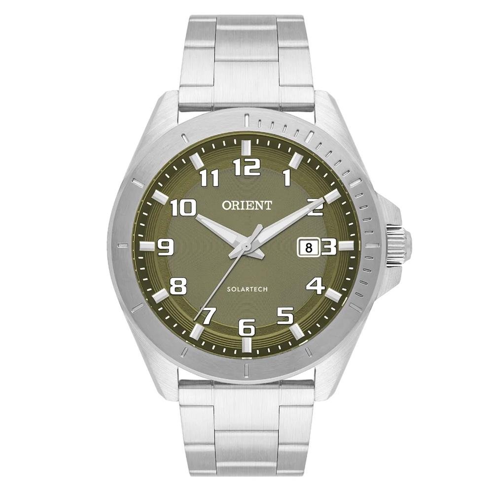 Relógio Orient Masculino Ref: Mbss1507 E2sx Casual Solar Prateado