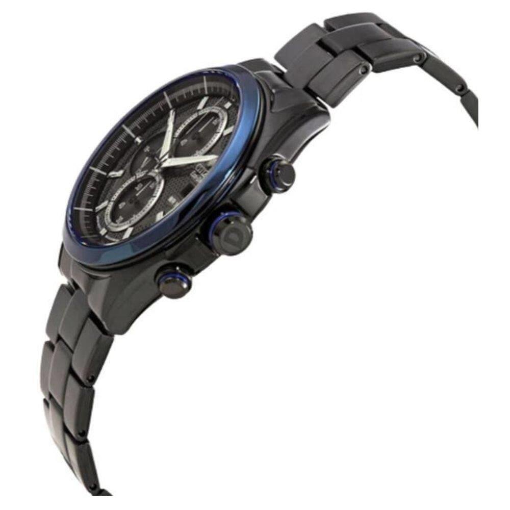 Relógio Citizen Masculino Ref: Ca0438-52e Solar Black Cronógrafo Eco-Drive Preto 2