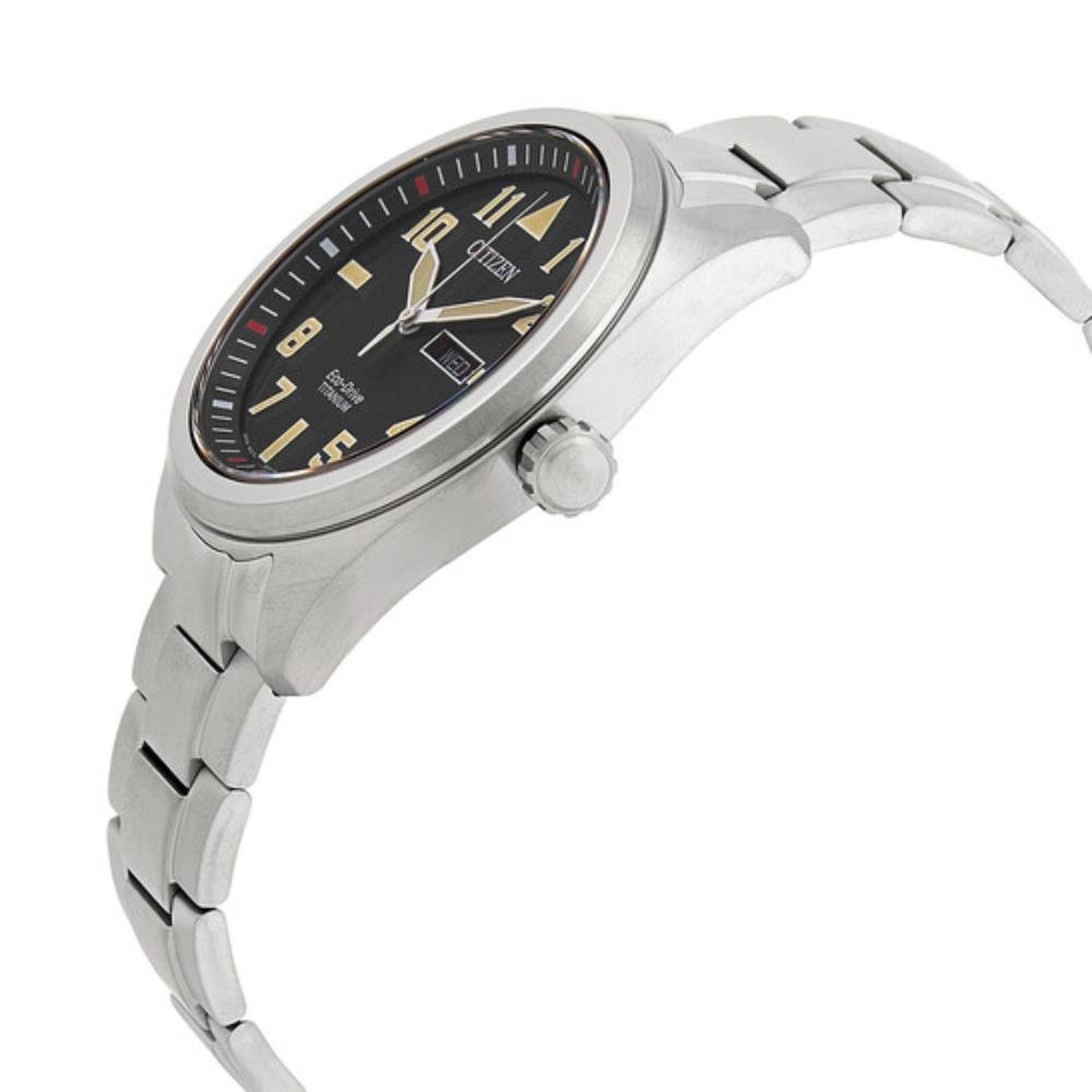 Relógio Citizen Masculino Ref: Bm8560-53e Solar Titânio Eco-Drive Prata 2