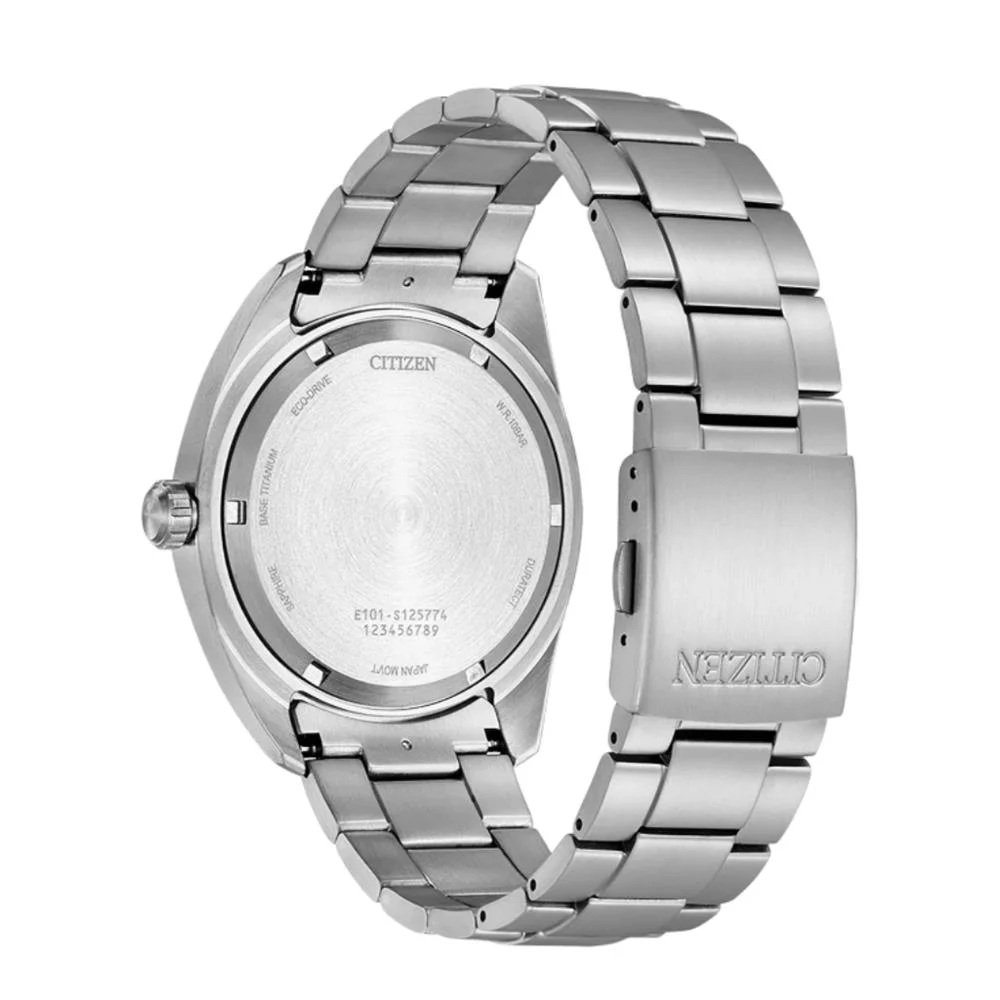 Relógio Citizen Masculino Ref: Bm8560-53e Solar Titânio Eco-Drive Prata 4