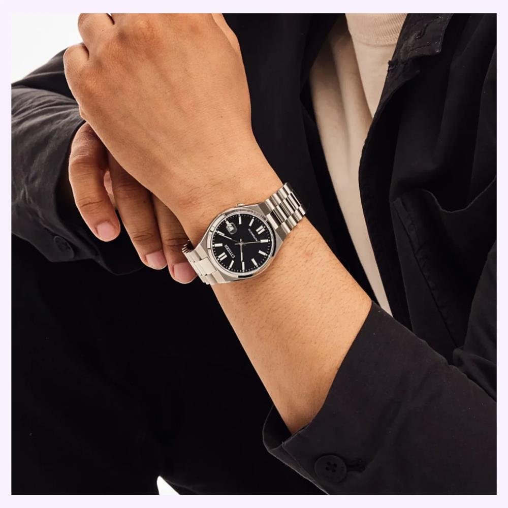 Relógio Citizen Masculino Ref: Nj0150-56e Automático Prateado Prata 5