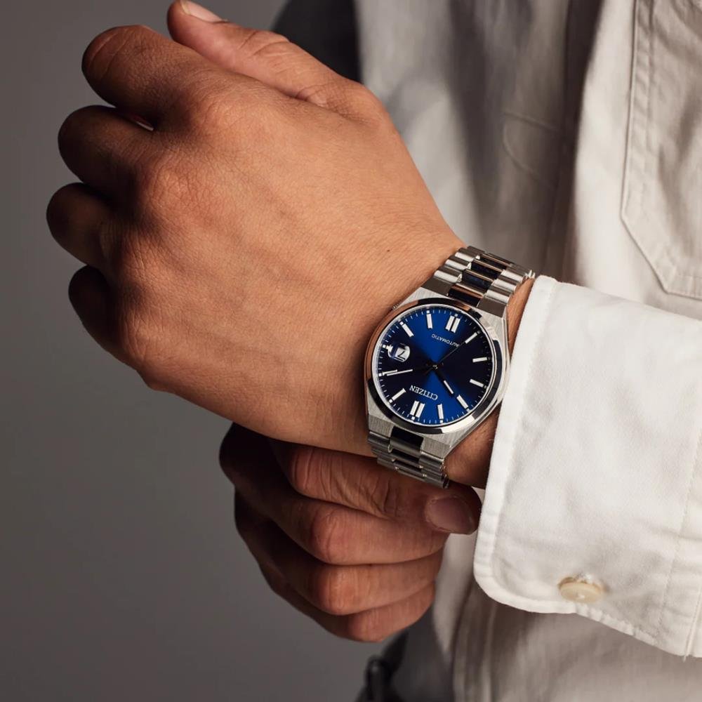 Relógio Citizen Masculino Ref: Nj0150-56l Automático Prateado Prata 5