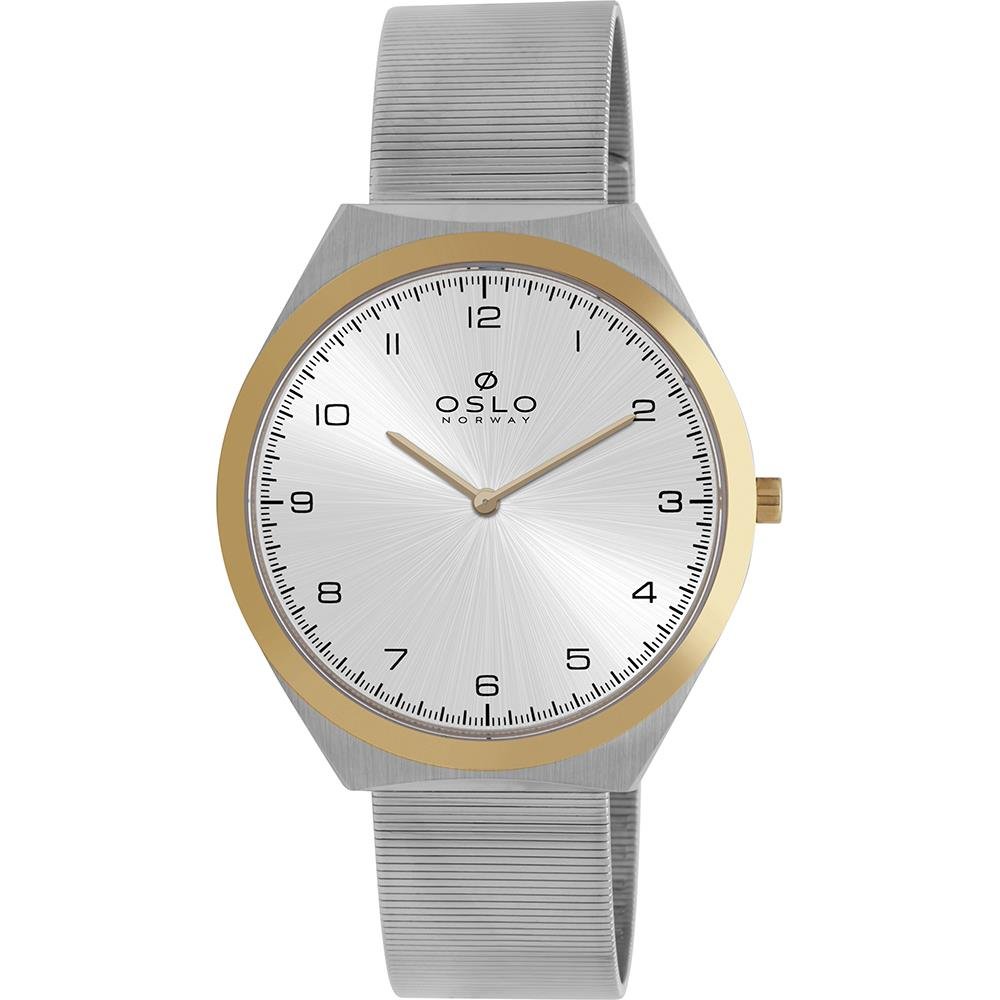 Relógio Oslo Masculino Ref: Omtsssvx0001 S2sx Slim Bicolor
