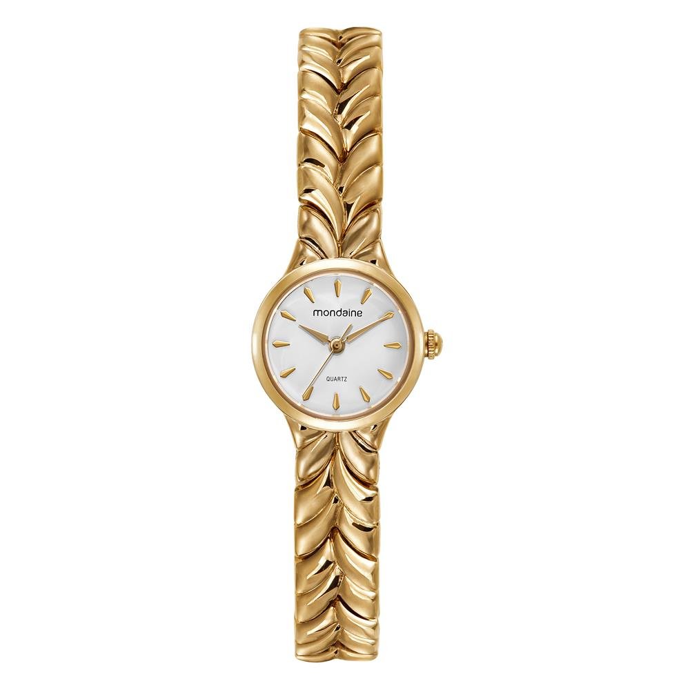 Relogio Mondaine Feminino Ref: 32956lpmvdm1 Clássico Dourado
