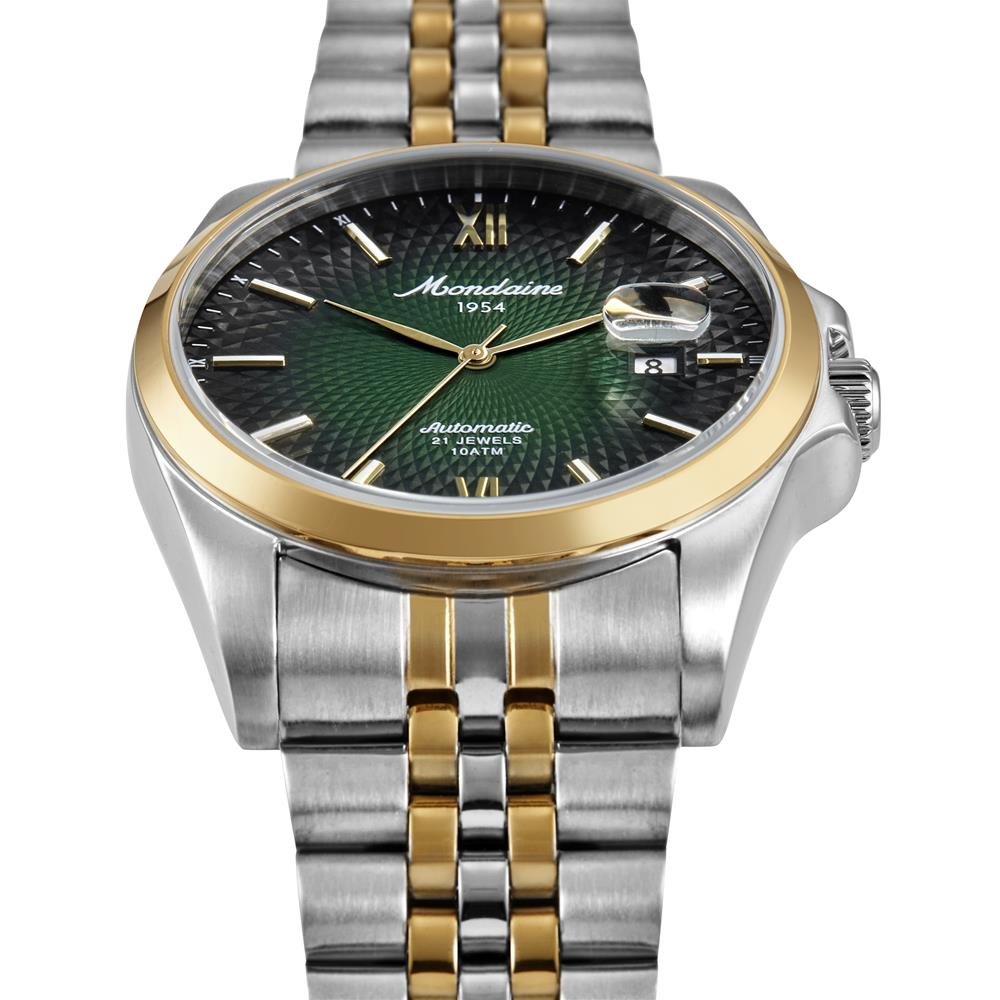 Relogio Mondaine Masculino Ref: 32993gpmvba3 1954 Automático Bicolor Prata 2