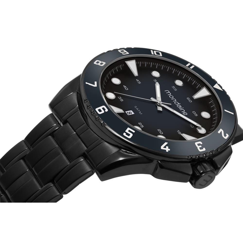 Relogio Mondaine Masculino Ref: 32951gpmvpe3 Esportivo Black Preto 2