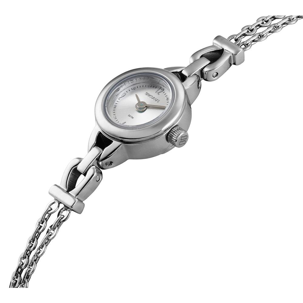 Relógio Seculus Feminino Ref: 44315l0svnb2 Bracelete Mini Prateado Prata 4