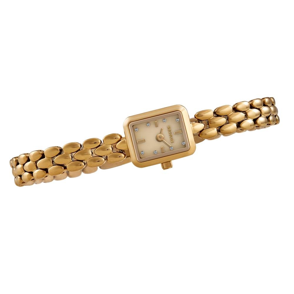 Relógio Seculus Feminino Ref: 23748lpsvda1 Retangular Bracelete Dourado Dourado 2