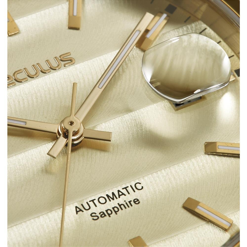 Relógio Seculus Masculino Ref: 77313gpsvda3 Automático Dourado Dourado 2
