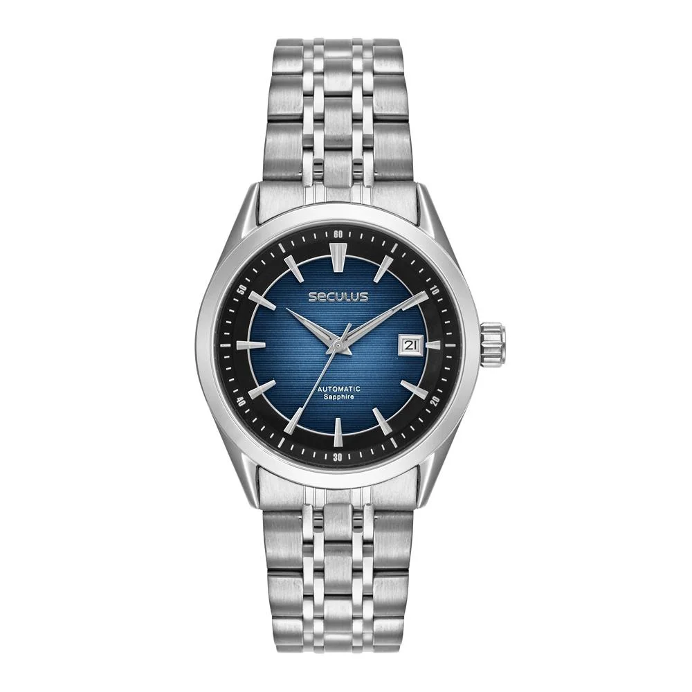 Relógio Seculus Masculino Ref: 77349g0svna2 Automático Prateado